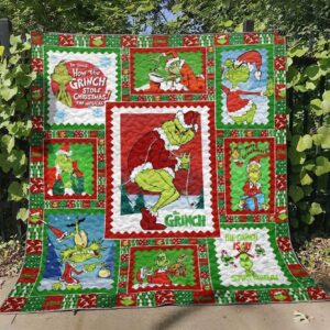 The Grinch Christmas  Premium Quilt Home Decor  Quilt